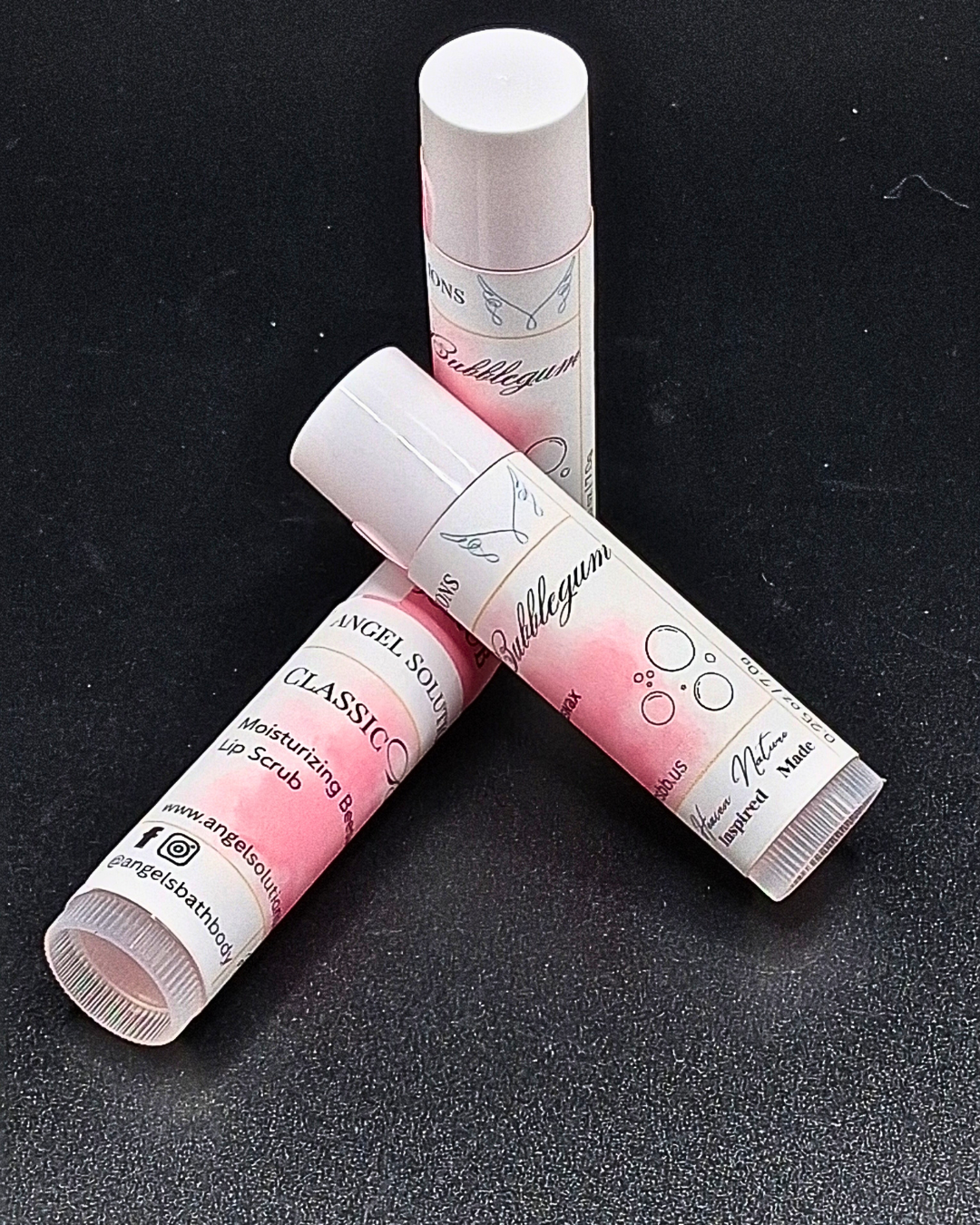 Classic Bubblegum Lip Scrub, exfoliate, nourish, natural lip care