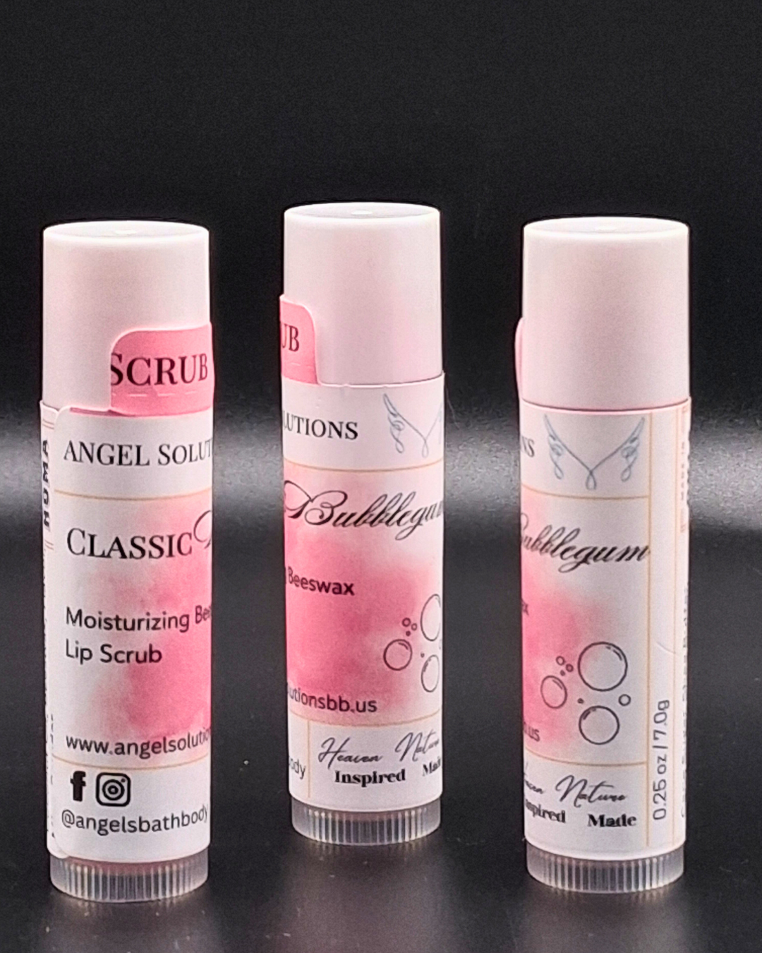 Classic Bubblegum Lip Scrub, exfoliate, nourish, natural lip care