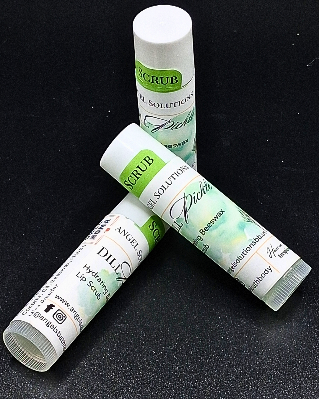 Dill Pickle Lip scrub, exfoliating, natural lip scrub, nourishing