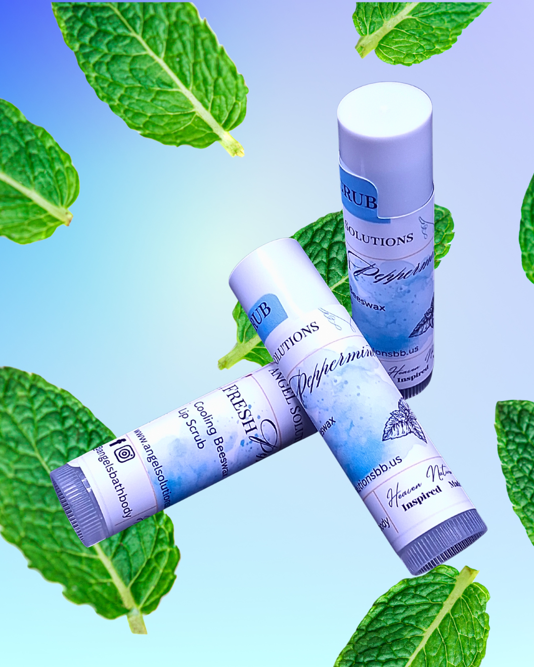 Peppermint Lip Scrub, exfoliating, natural lip scrub, nourishing