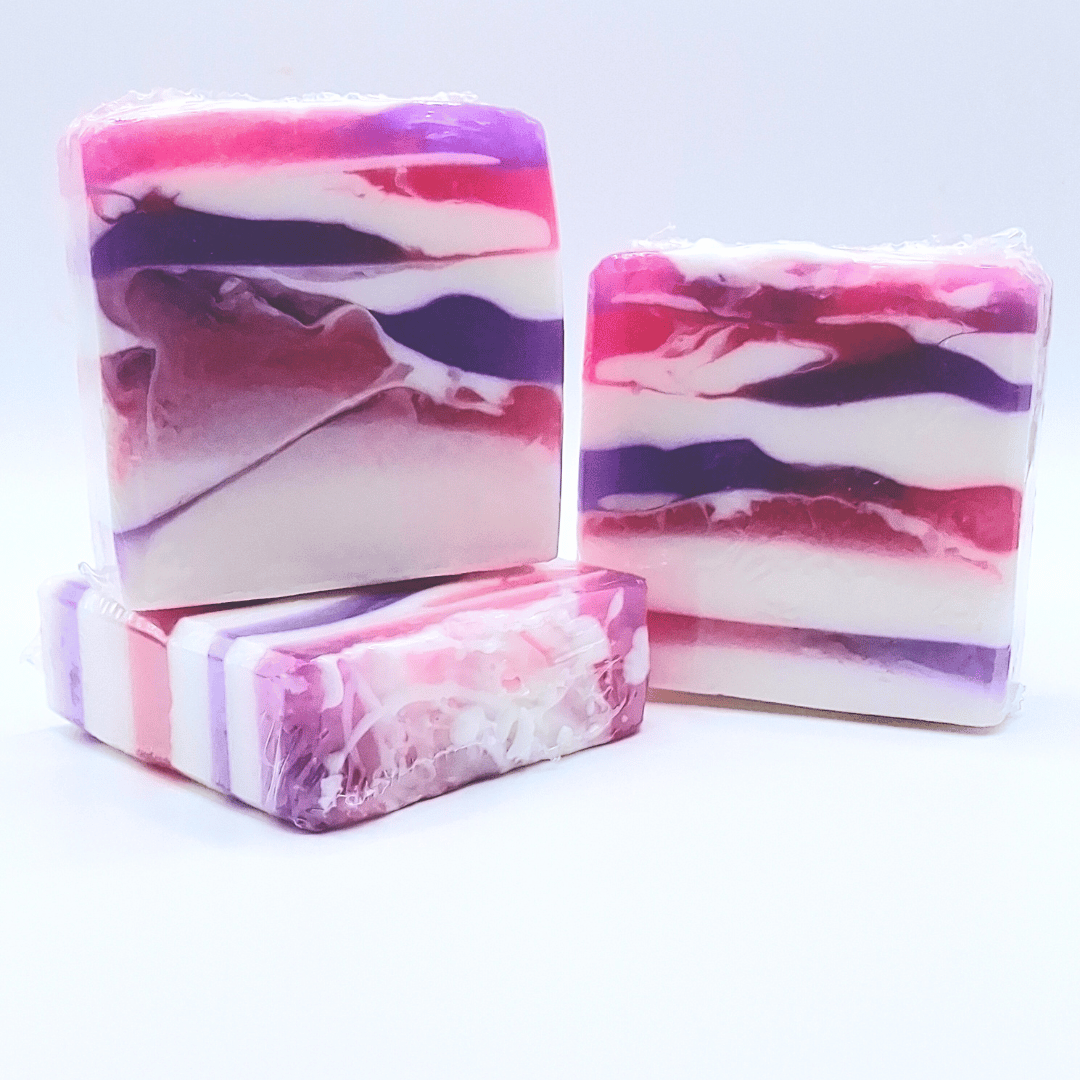 Lavender Peach Soap, Handmade, luxurious, goat's milk soap,