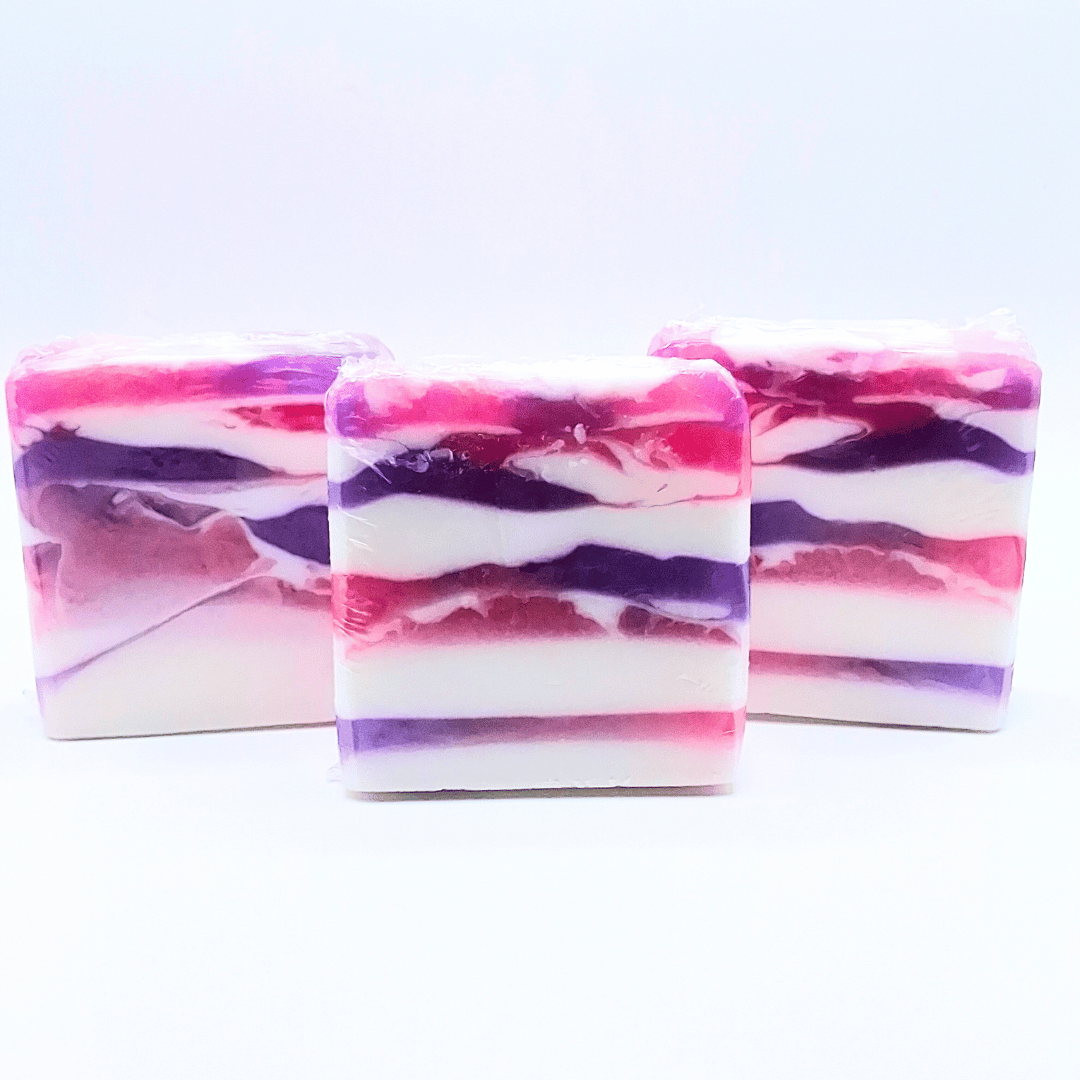 Lavender Peach Soap, Handmade, luxurious, goat's milk soap,