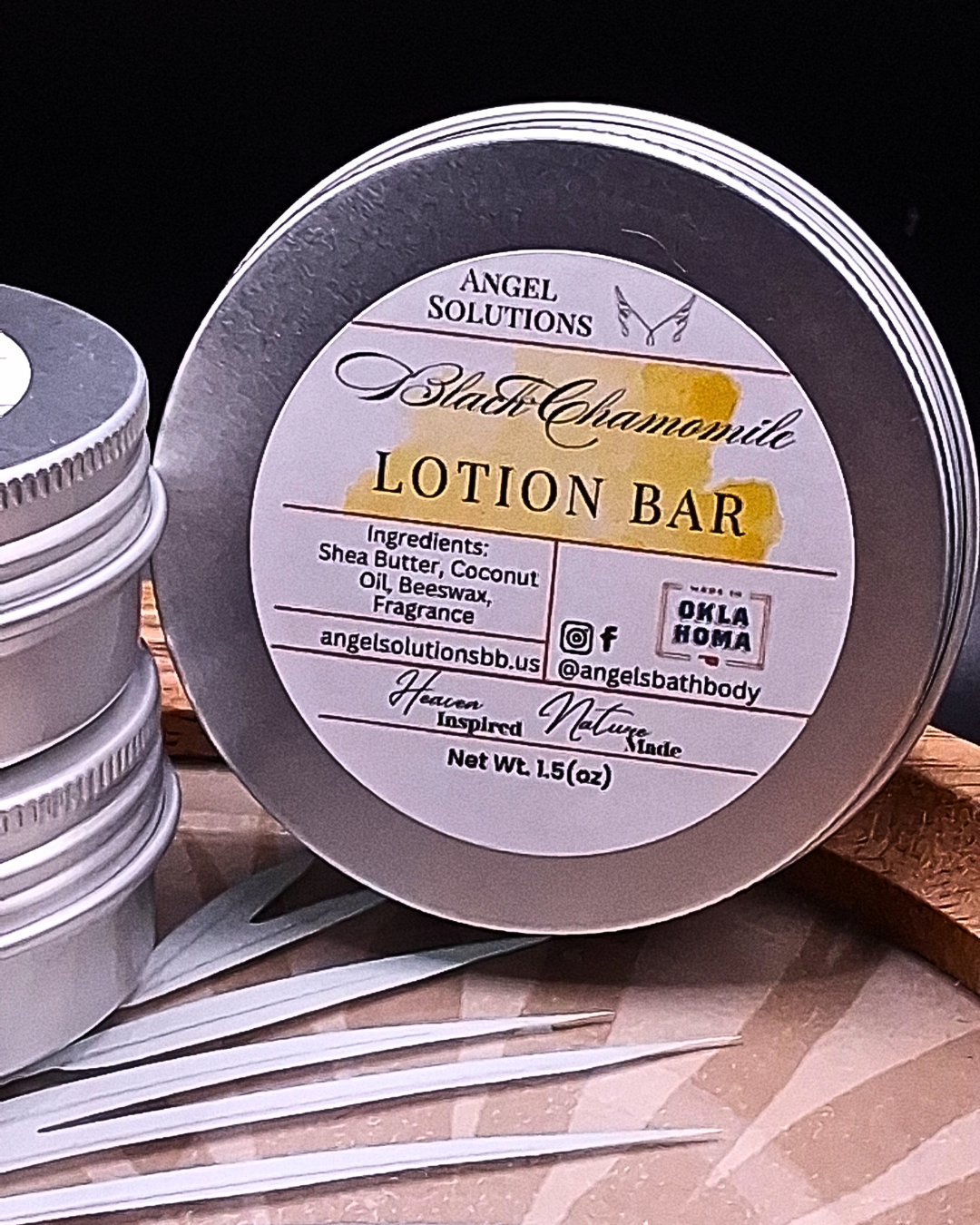 Black Chamomile Lotion bar