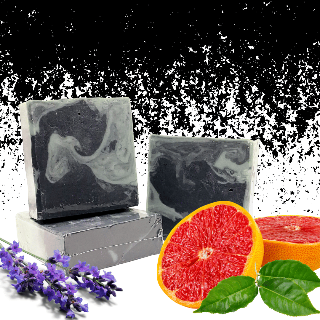 Charcoal Tea tree soap, goat's milk, cleansing, moisturizing