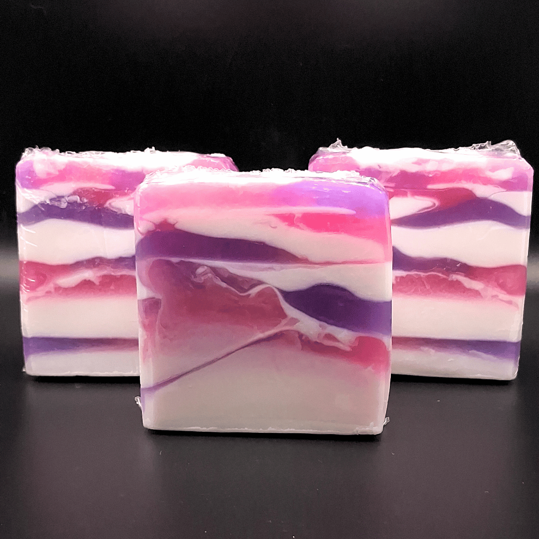 Lavender Peach Soap, Handmade, luxurious, goat's milk soap,