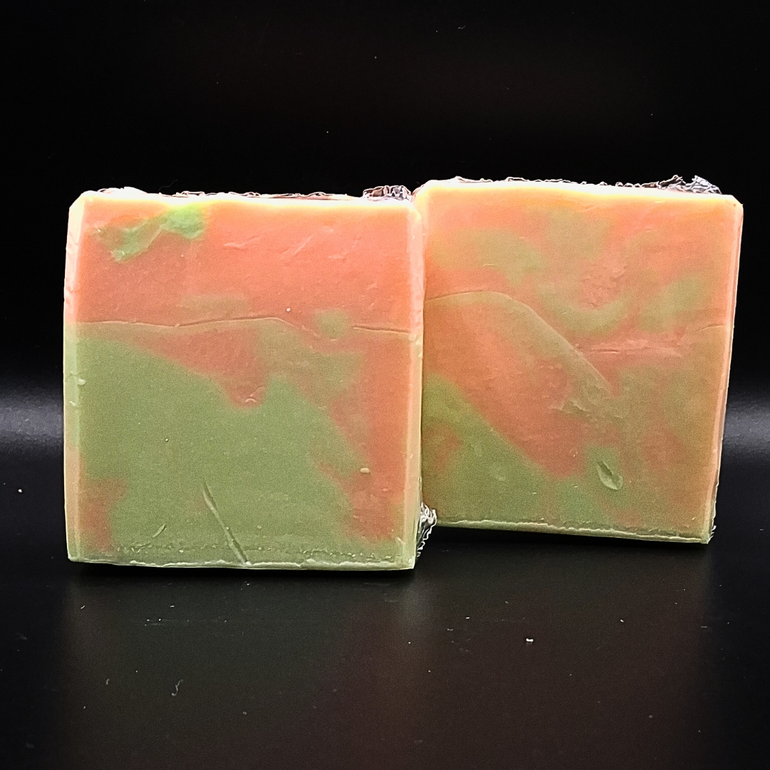 Cucumber Melon soap, goat's milk soap, moisturizing, sweet and clean, hydrating