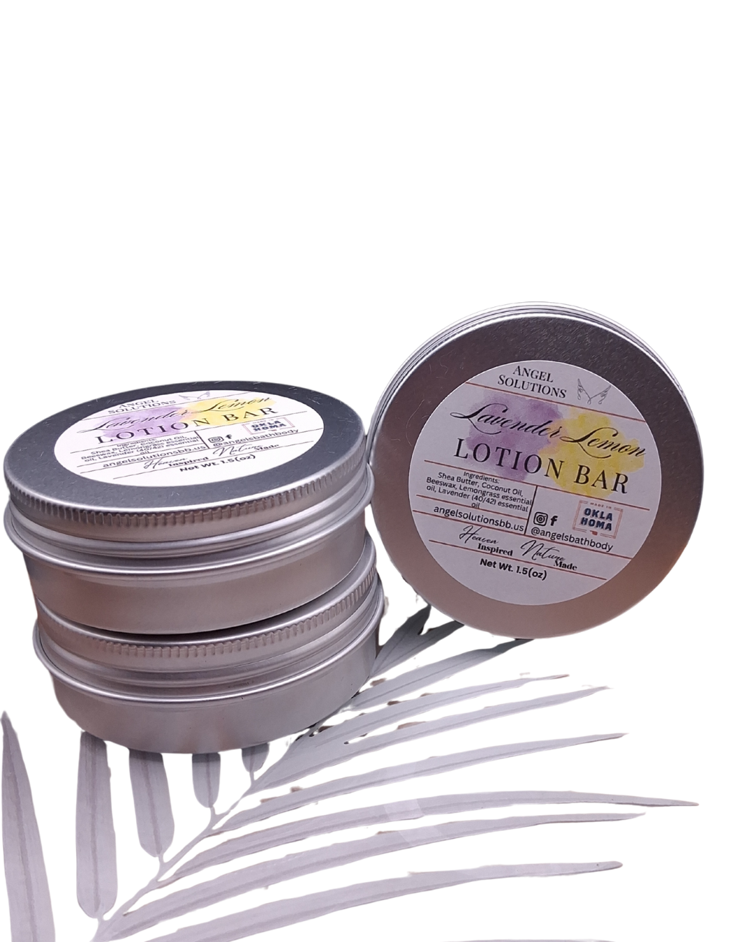 Lavender Lemon Lotion Bar, solid lotion, natural, essential oils, moisturizing