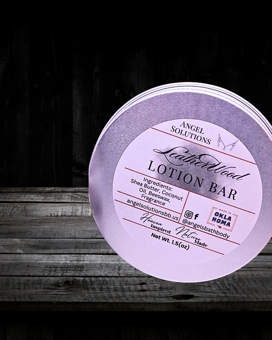 Leatherwood Lotion bar, moisturizing, nourishing, unisex