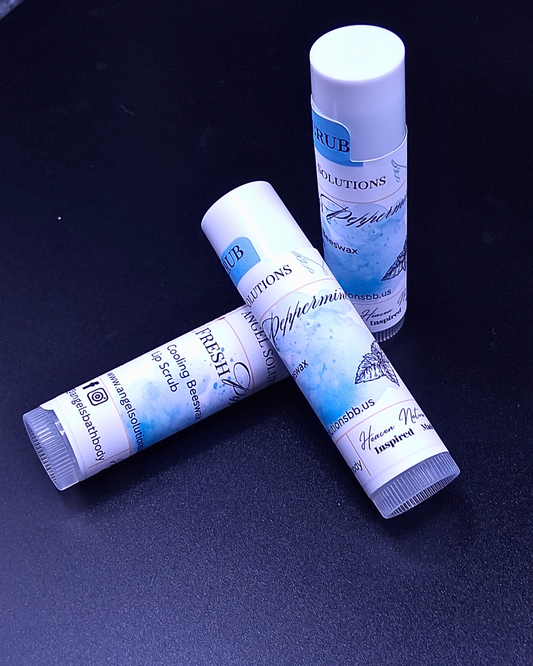 Peppermint Lip Scrub, exfoliating, natural lip scrub, nourishing