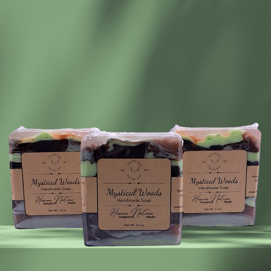 Mystical Woods Goat's Milk Soap, handmade, moisturizing