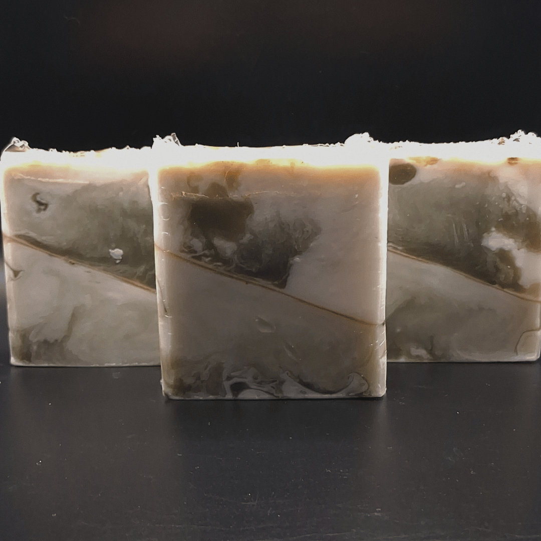 Rosemary Mint & Pine Soap, goat's milk, green sea clay