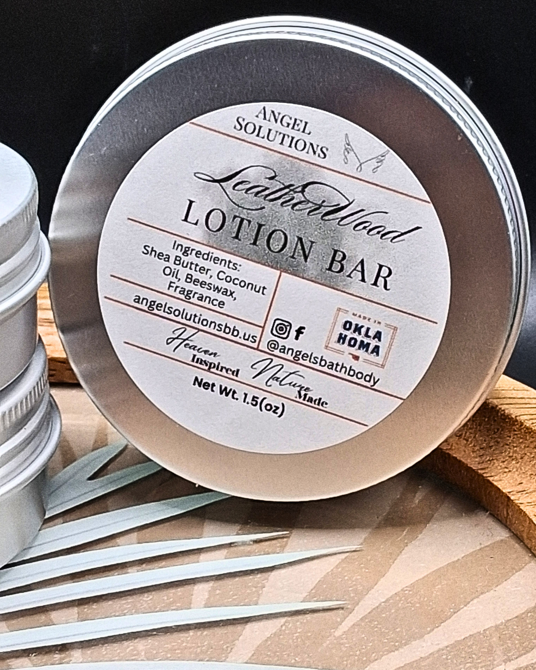 Leatherwood Lotion bar, moisturizing, nourishing, unisex